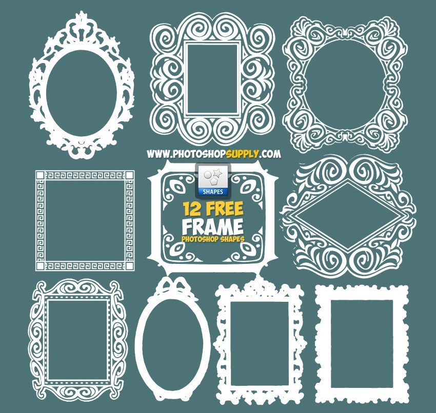 Free Photoshop Shapes And Frames